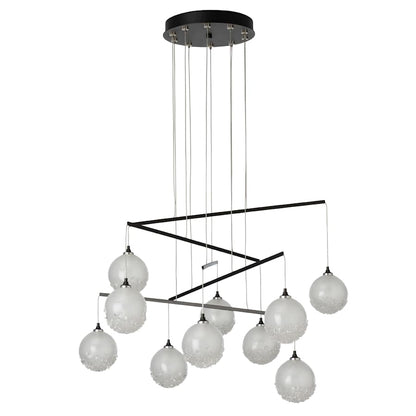 Hubbardton Forge Fritz 10 Light 38" Wide Multi Light Pendant