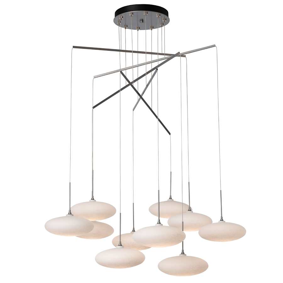Hubbardton Forge Clouds 10 Light 42" Wide Multi Light Pendant
