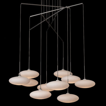 Hubbardton Forge Clouds 10 Light 42" Wide Multi Light Pendant