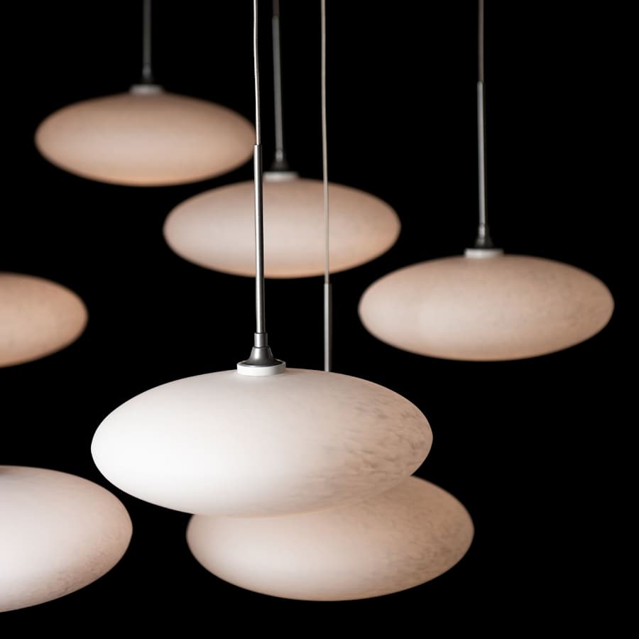 Hubbardton Forge Clouds 10 Light 42" Wide Multi Light Pendant