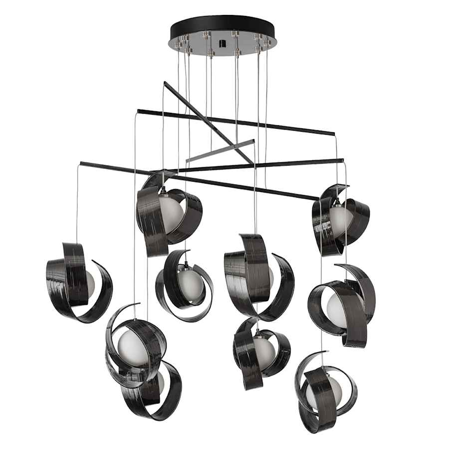 Hubbardton Forge Riza 10 Light 41" Wide Multi Light Pendant