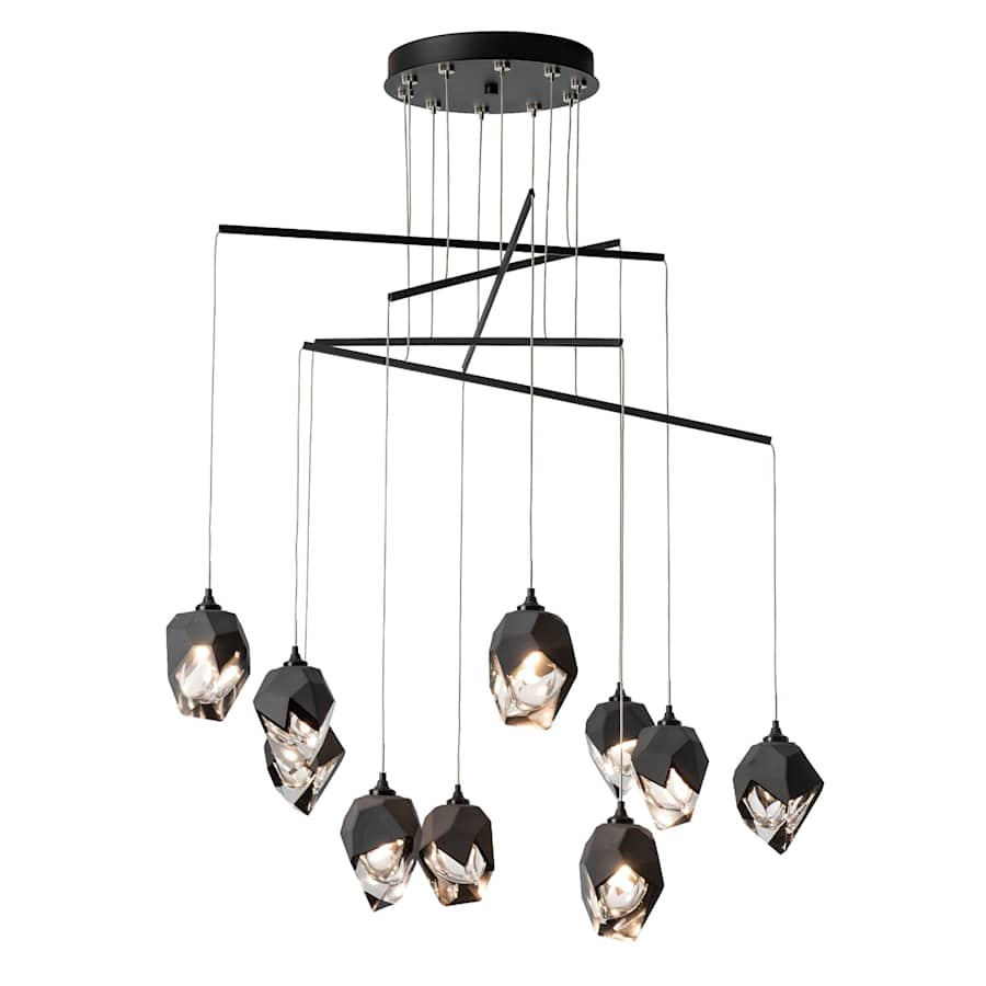 Hubbardton Forge Chrysalis 10 Light 38" Wide Crystal Multi Light Pendant