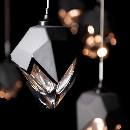 Hubbardton Forge Chrysalis 10 Light 38" Wide Crystal Multi Light Pendant