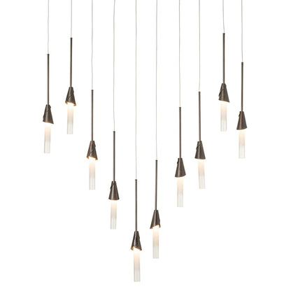 Hubbardton Forge Lilium 10 Light 45" Wide Suspension Multi Light Pendant