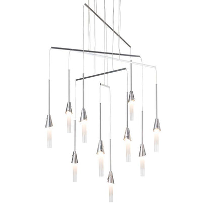 Hubbardton Forge Lilium 10 Light 35" Wide Suspension Multi Light Pendant