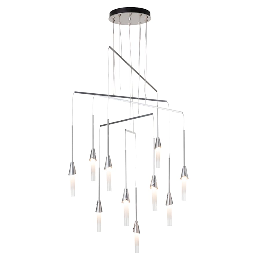 Hubbardton Forge Lilium 10 Light 35" Wide Suspension Multi Light Pendant