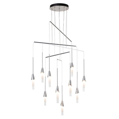 Hubbardton Forge Lilium 10 Light 35" Wide Suspension Multi Light Pendant