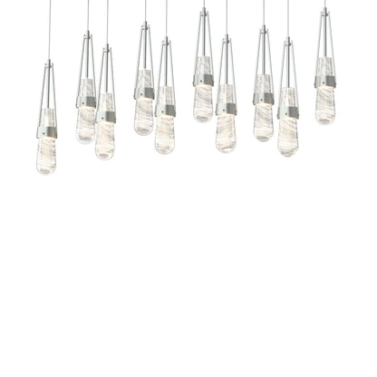 Hubbardton Forge Link 10 Light 45" Wide Linear Pendant