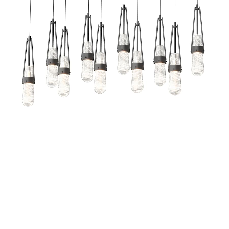 Hubbardton Forge Link 10 Light 45" Wide Linear Pendant