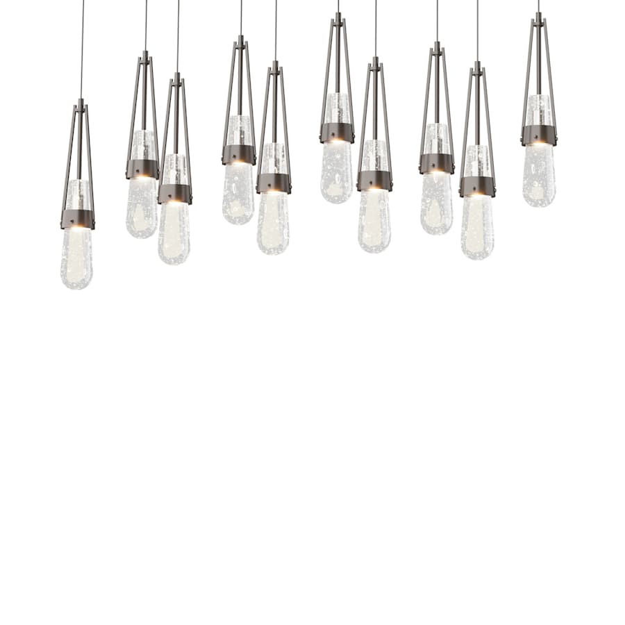 Hubbardton Forge Link 10 Light 45" Wide Linear Pendant