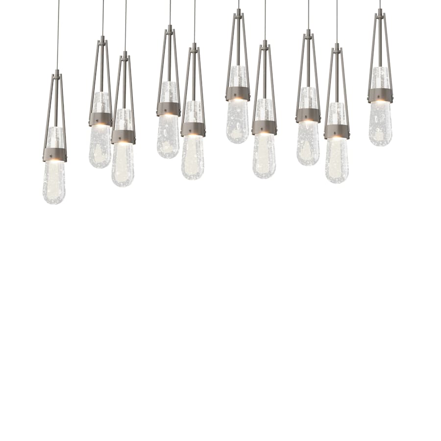 Hubbardton Forge Link 10 Light 45" Wide Linear Pendant