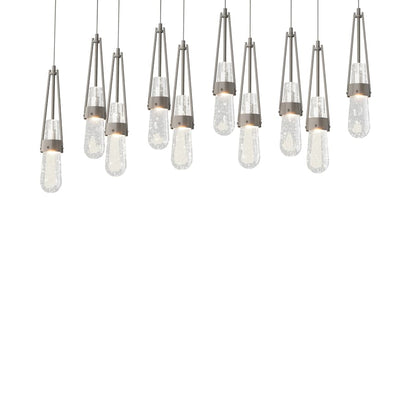 Hubbardton Forge Link 10 Light 45" Wide Linear Pendant