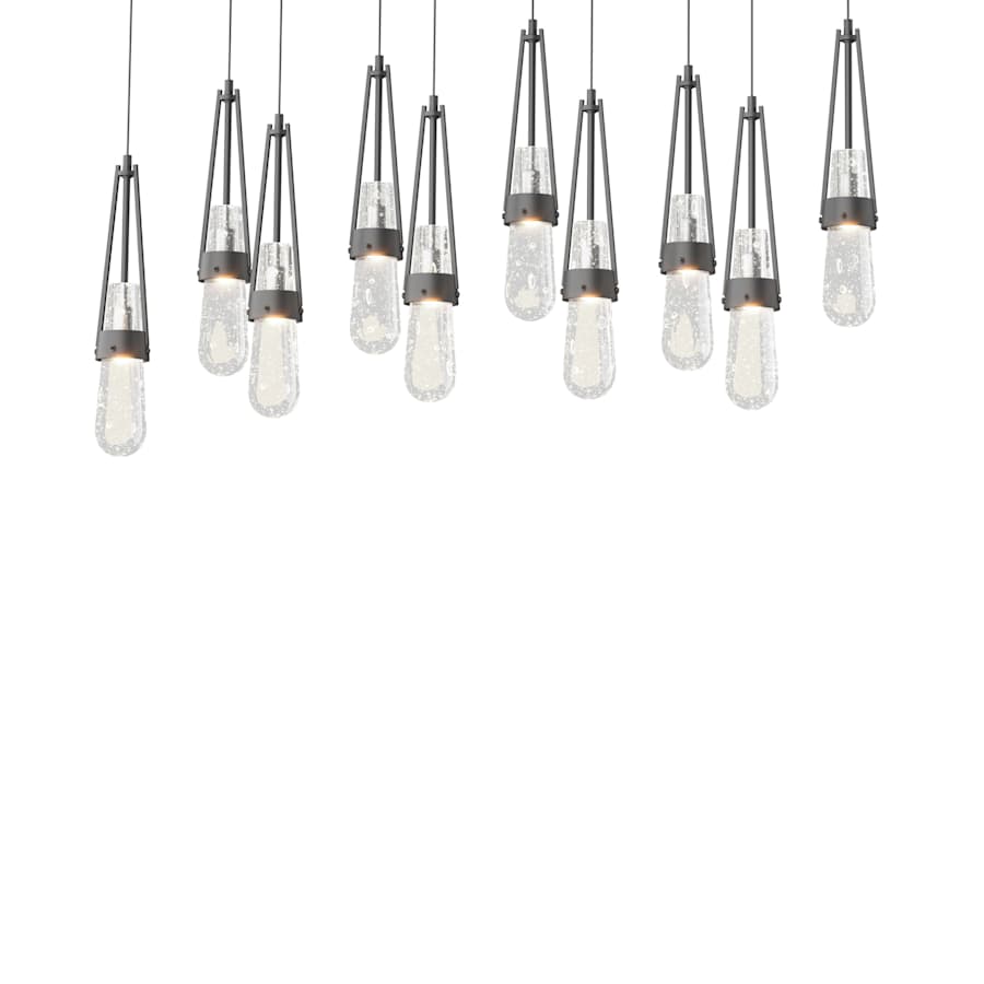 Hubbardton Forge Link 10 Light 45" Wide Linear Pendant