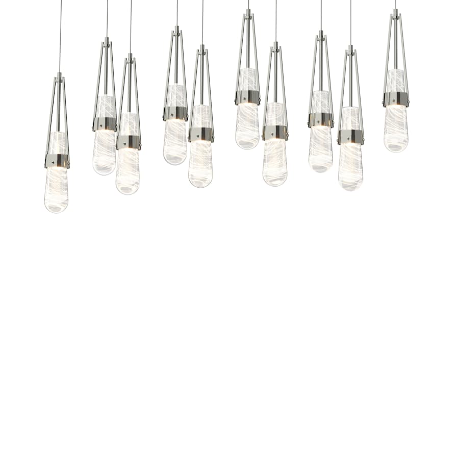 Hubbardton Forge Link 10 Light 45" Wide Linear Pendant