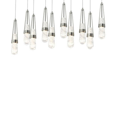 Hubbardton Forge Link 10 Light 45" Wide Linear Pendant