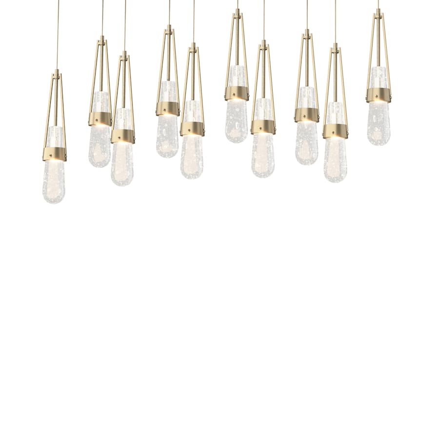 Hubbardton Forge Link 10 Light 45" Wide Linear Pendant