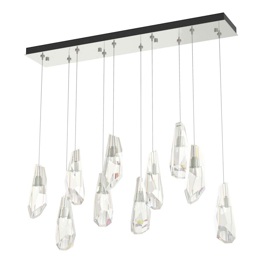 Hubbardton Forge Luma 10 Light 45" Wide Crystal Linear Pendant