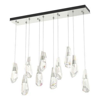 Hubbardton Forge Luma 10 Light 45" Wide Crystal Linear Pendant