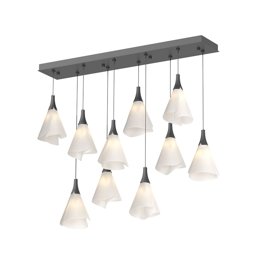 Hubbardton Forge Mobius 10 Light 46" Wide Linear Pendant