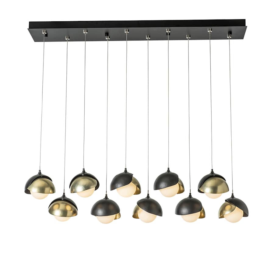 Hubbardton Forge Brooklyn 10 Light 45" Wide Suspension Multi Light Pendant