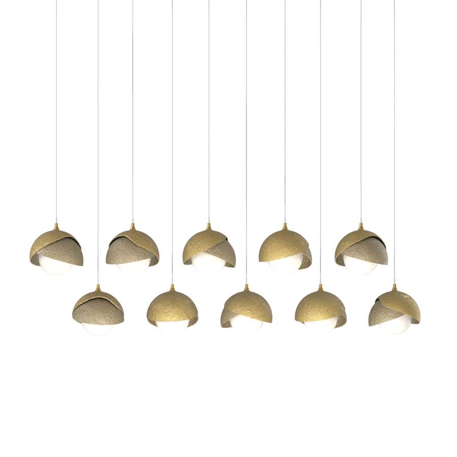 Hubbardton Forge Brooklyn 10 Light 45" Wide Suspension Multi Light Pendant