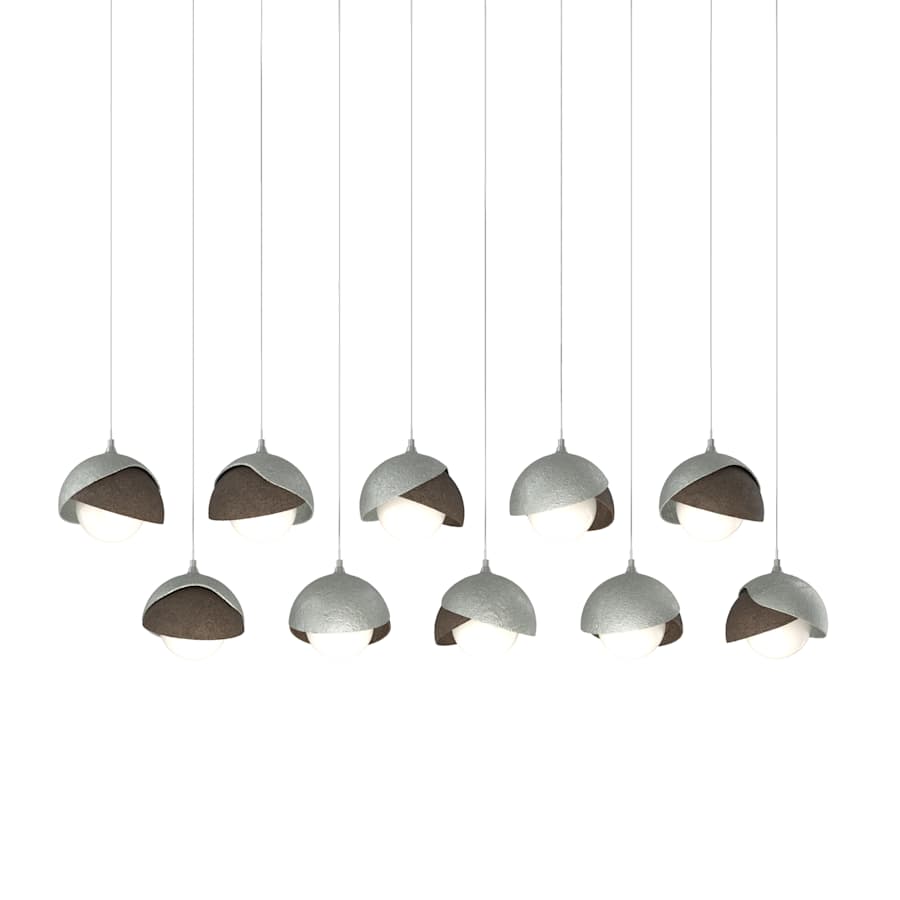 Hubbardton Forge Brooklyn 10 Light 45" Wide Suspension Multi Light Pendant