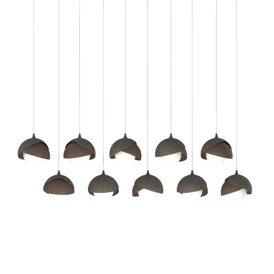Hubbardton Forge Brooklyn 10 Light 45" Wide Suspension Multi Light Pendant