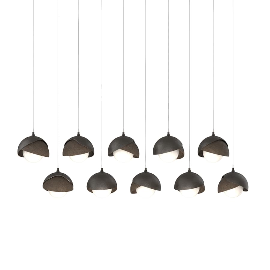 Hubbardton Forge Brooklyn 10 Light 45" Wide Suspension Multi Light Pendant