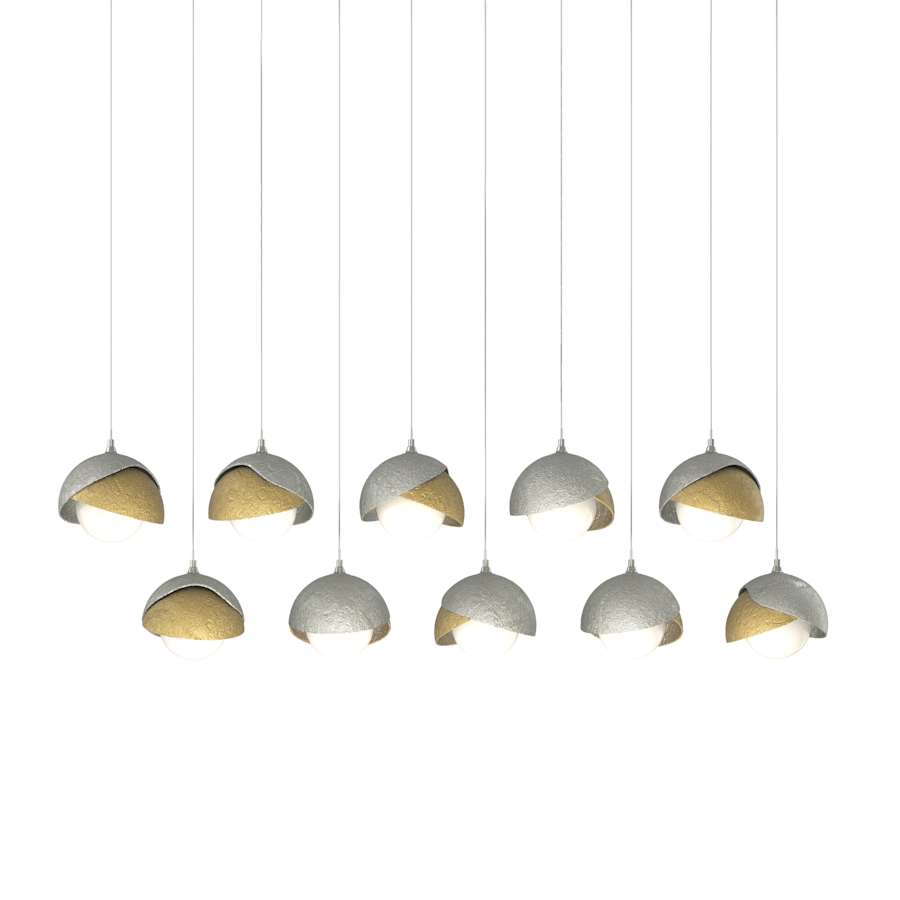 Hubbardton Forge Brooklyn 10 Light 45" Wide Suspension Multi Light Pendant