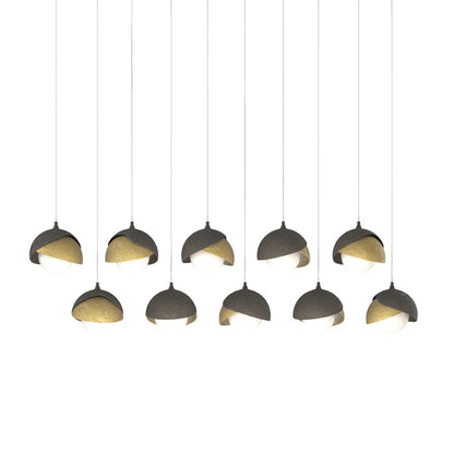 Hubbardton Forge Brooklyn 10 Light 45" Wide Suspension Multi Light Pendant