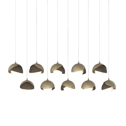 Hubbardton Forge Brooklyn 10 Light 45" Wide Suspension Multi Light Pendant