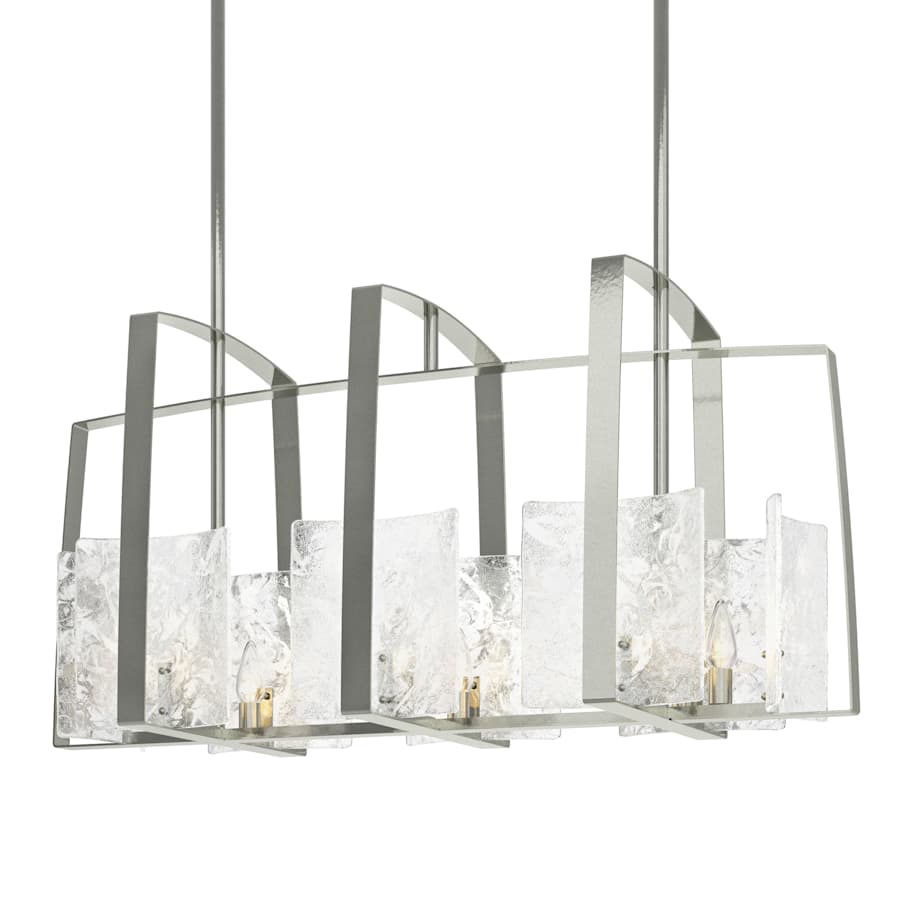 Hubbardton Forge Arc 8 Light 43" Wide Linear Chandelier