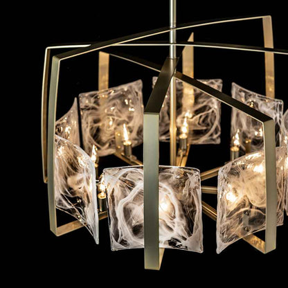 Hubbardton Forge Arc 8 Light 35" Wide LED Multi Light Pendant