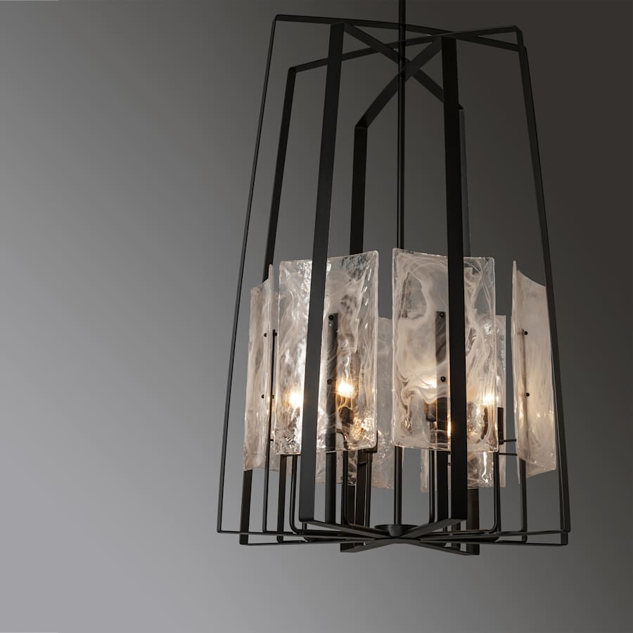 Hubbardton Forge Arc 8 Light 34" Wide Pendant