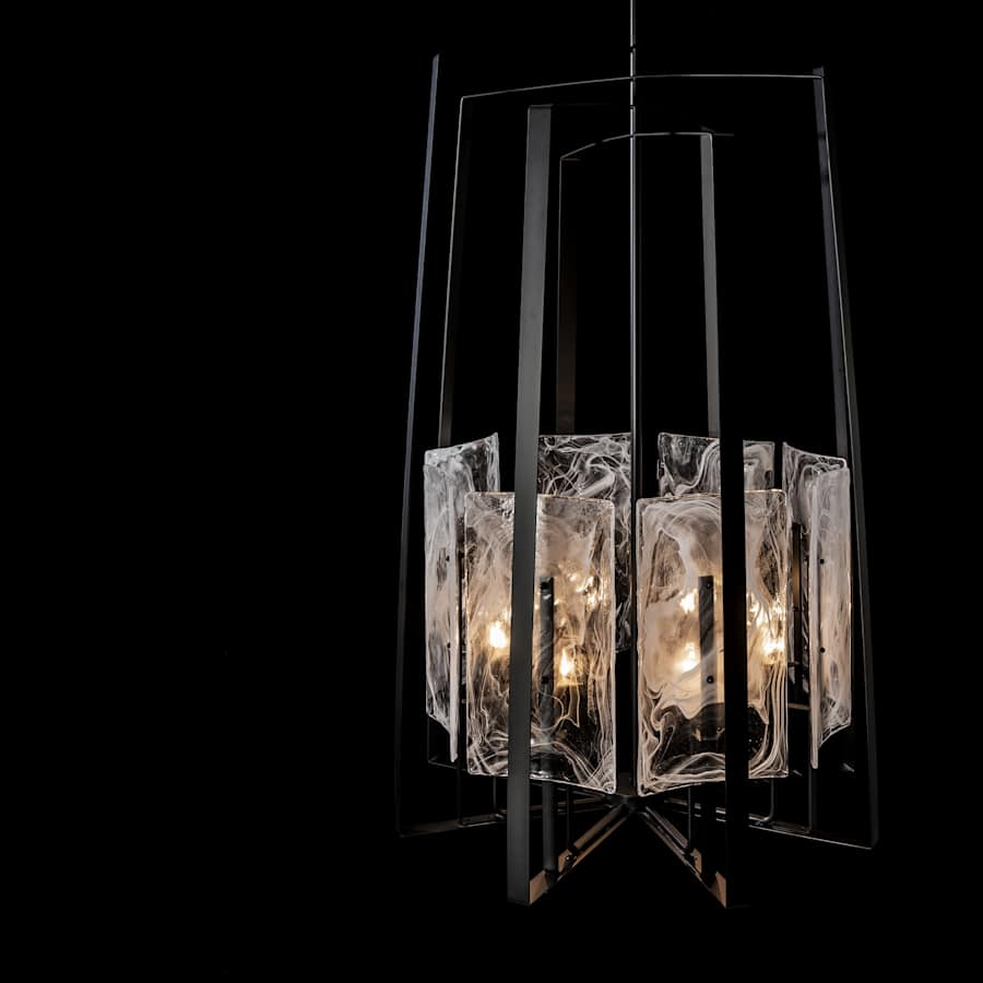 Hubbardton Forge Arc 8 Light 34" Wide Pendant