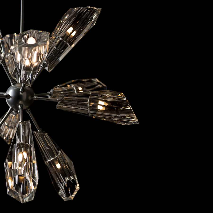 Hubbardton Forge Luma 12 Light 32" Wide LED Multi Light Pendant