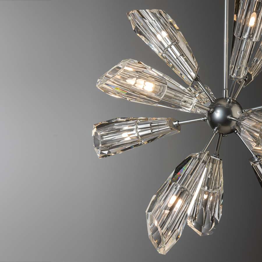 Hubbardton Forge Luma 12 Light 32" Wide LED Multi Light Pendant