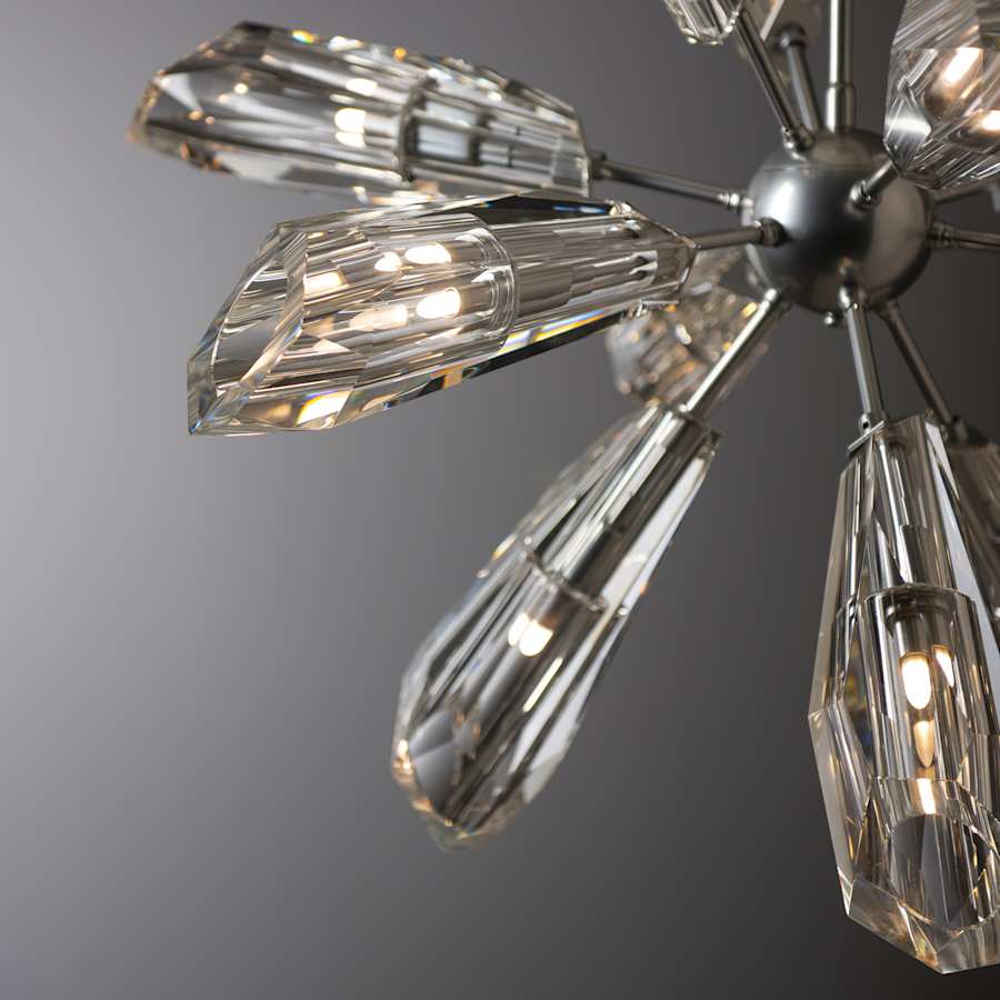 Hubbardton Forge Luma 12 Light 32" Wide LED Multi Light Pendant