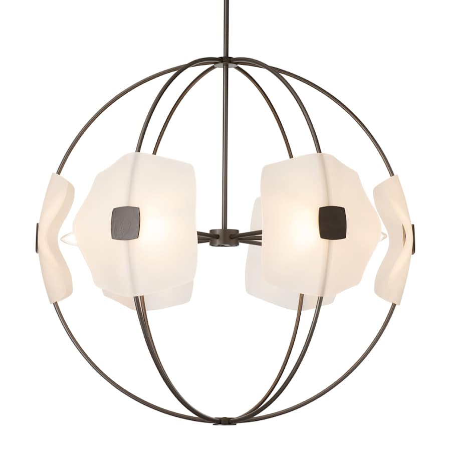 Hubbardton Forge Astra 6 Light 32" Wide Globe Chandelier