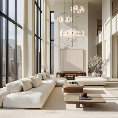 Hubbardton Forge Astra 6 Light 32" Wide Globe Chandelier