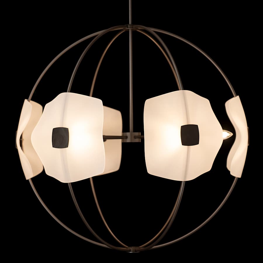 Hubbardton Forge Astra 6 Light 32" Wide Globe Chandelier