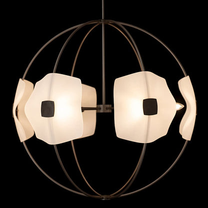 Hubbardton Forge Astra 6 Light 32" Wide Globe Chandelier