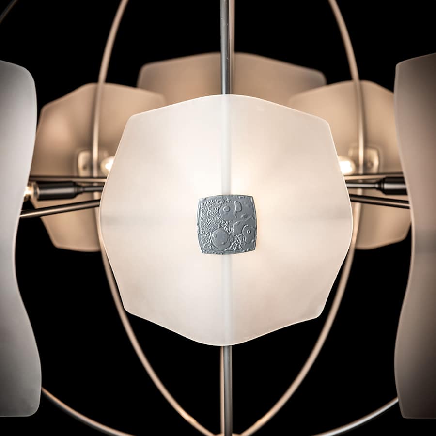 Hubbardton Forge Astra 10 Light 50" Wide Globe Chandelier