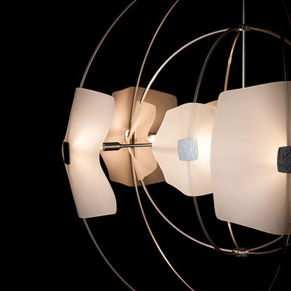 Hubbardton Forge Astra 10 Light 50" Wide Globe Chandelier