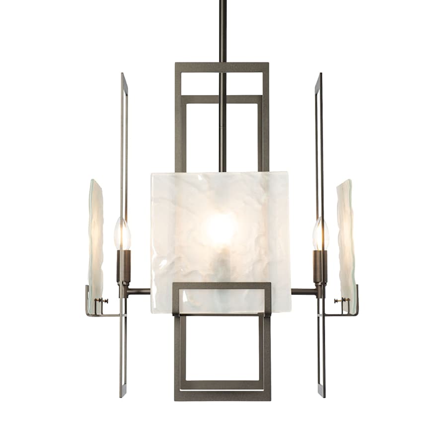 Hubbardton Forge Geo 4 Light 21" Wide Chandelier