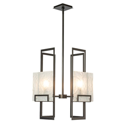 Hubbardton Forge Geo 4 Light 21" Wide Chandelier