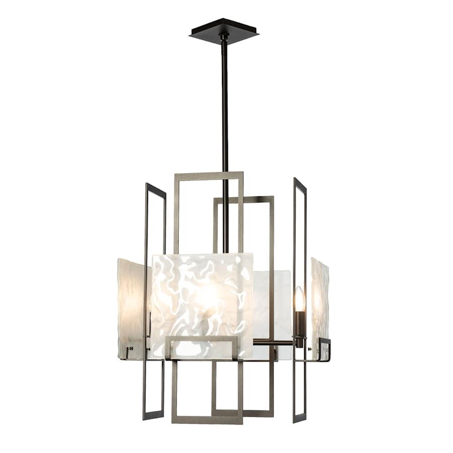 Hubbardton Forge Geo 4 Light 21" Wide Chandelier