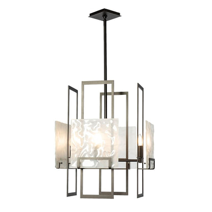 Hubbardton Forge Geo 4 Light 21" Wide Chandelier