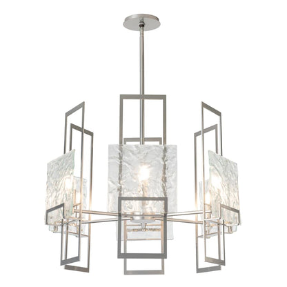 Hubbardton Forge Geo 6 Light 32" Wide Chandelier