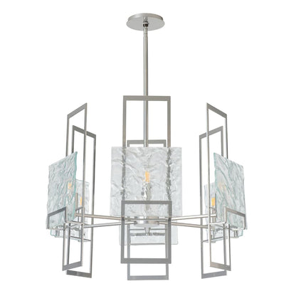 Hubbardton Forge Geo 6 Light 32" Wide Chandelier